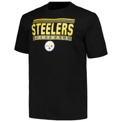 Pittsburgh Steelers Big & Tall Pop T-Shirt - Black discount