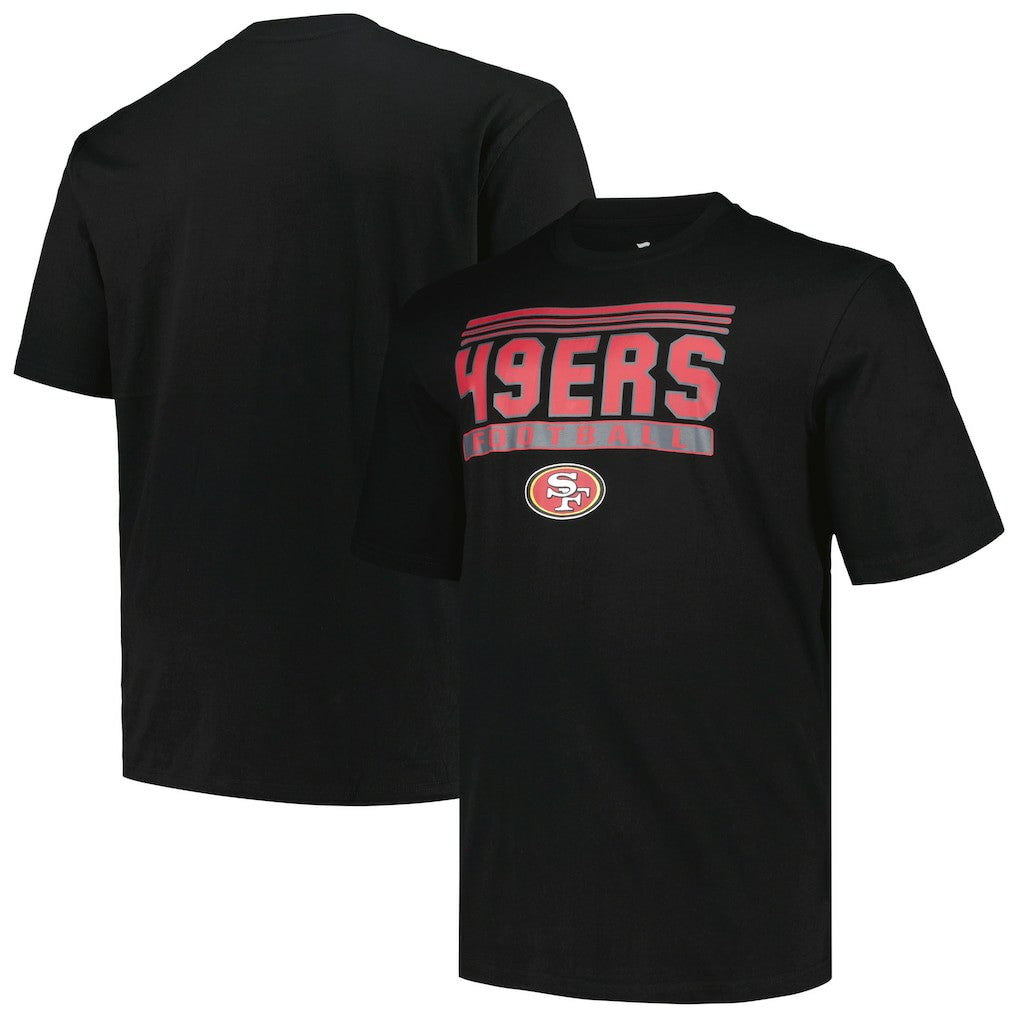 San Francisco 49ers Big & Tall Pop T-Shirt - Black for sale