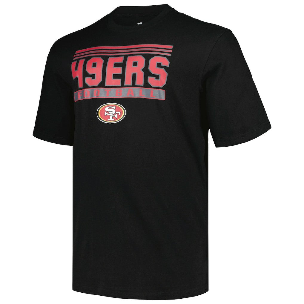 San Francisco 49ers Big & Tall Pop T-Shirt - Black for sale