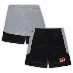 Cincinnati Bengals Big & Tall Team Logo Shorts - Black online