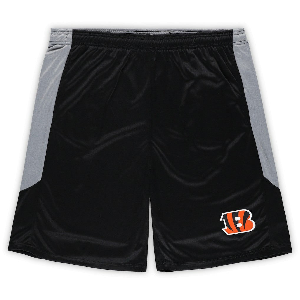 Cincinnati Bengals Big & Tall Team Logo Shorts - Black online