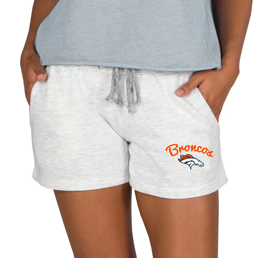 Denver Broncos Concepts Sport Women's Mainstream Terry Lounge Shorts - Oatmeal outlet