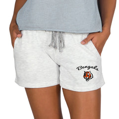 Cincinnati Bengals Concepts Sport Women's Mainstream Terry Lounge Shorts - Oatmeal sale
