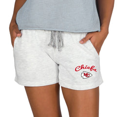 Kansas City Chiefs Concepts Sport Women's Mainstream Terry Lounge Shorts - Oatmeal sale