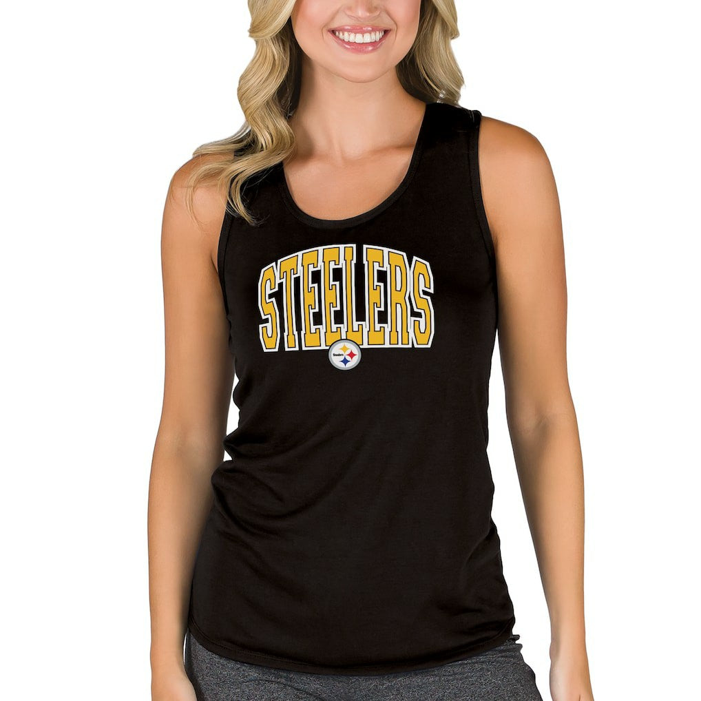 Pittsburgh Steelers Concepts Sport Women's Marathon Racer Back Tank Top - Black sale