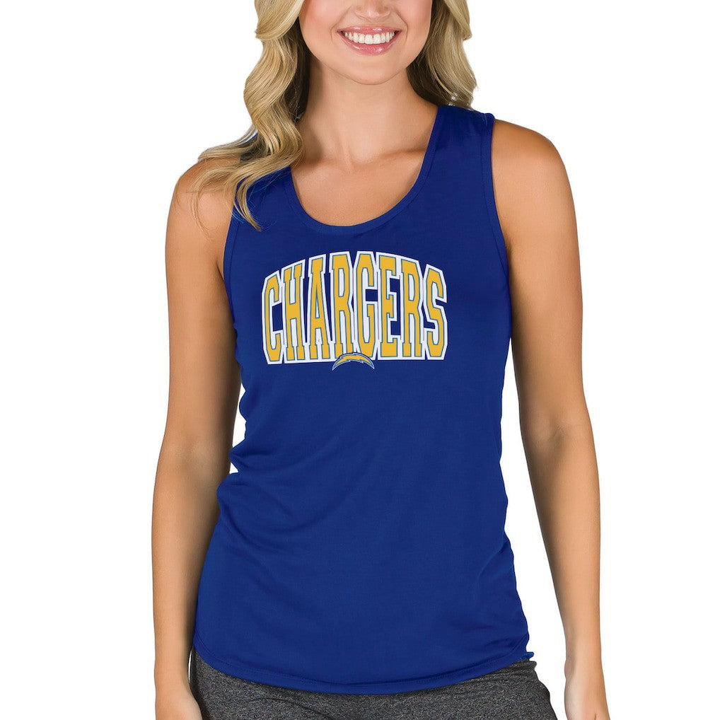 Los Angeles Chargers Concepts Sport Women's Marathon Racer Back Tank Top - Royal online