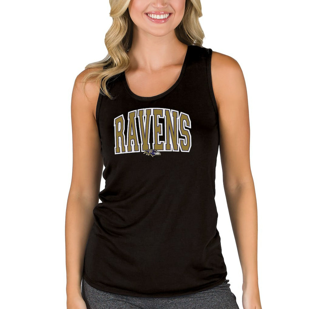 Baltimore Ravens Concepts Sport Women's Marathon Racer Back Tank Top - Black outlet