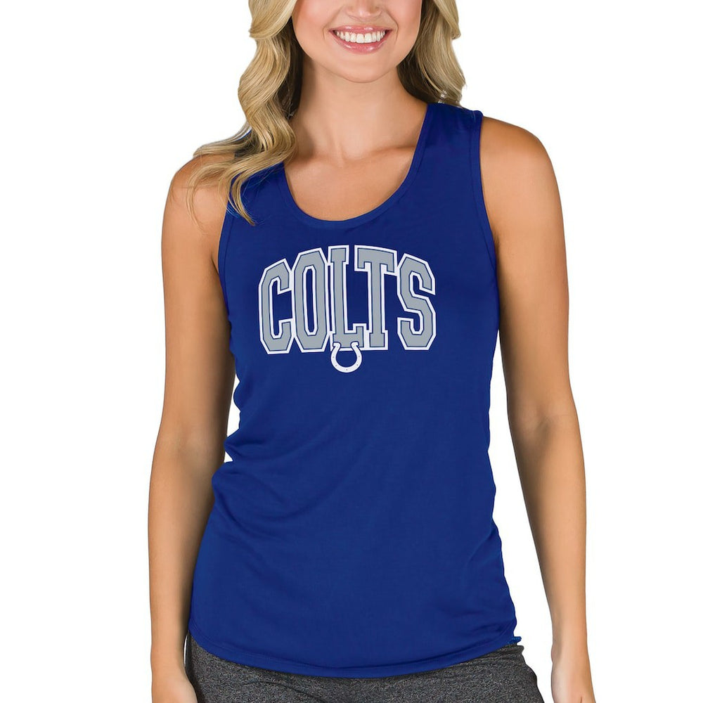 Indianapolis Colts Concepts Sport Women's Marathon Racer Back Tank Top - Royal sale