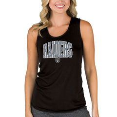 Las Vegas Raiders Concepts Sport Women's Marathon Racer Back Tank Top - Black on sale