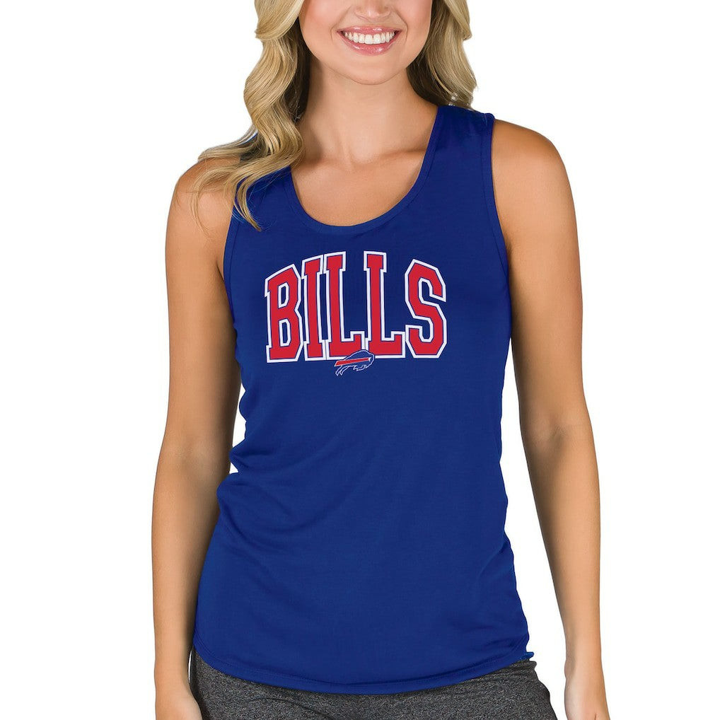 Buffalo Bills Concepts Sport Women's Marathon Racer Back Tank Top - Royal discount
