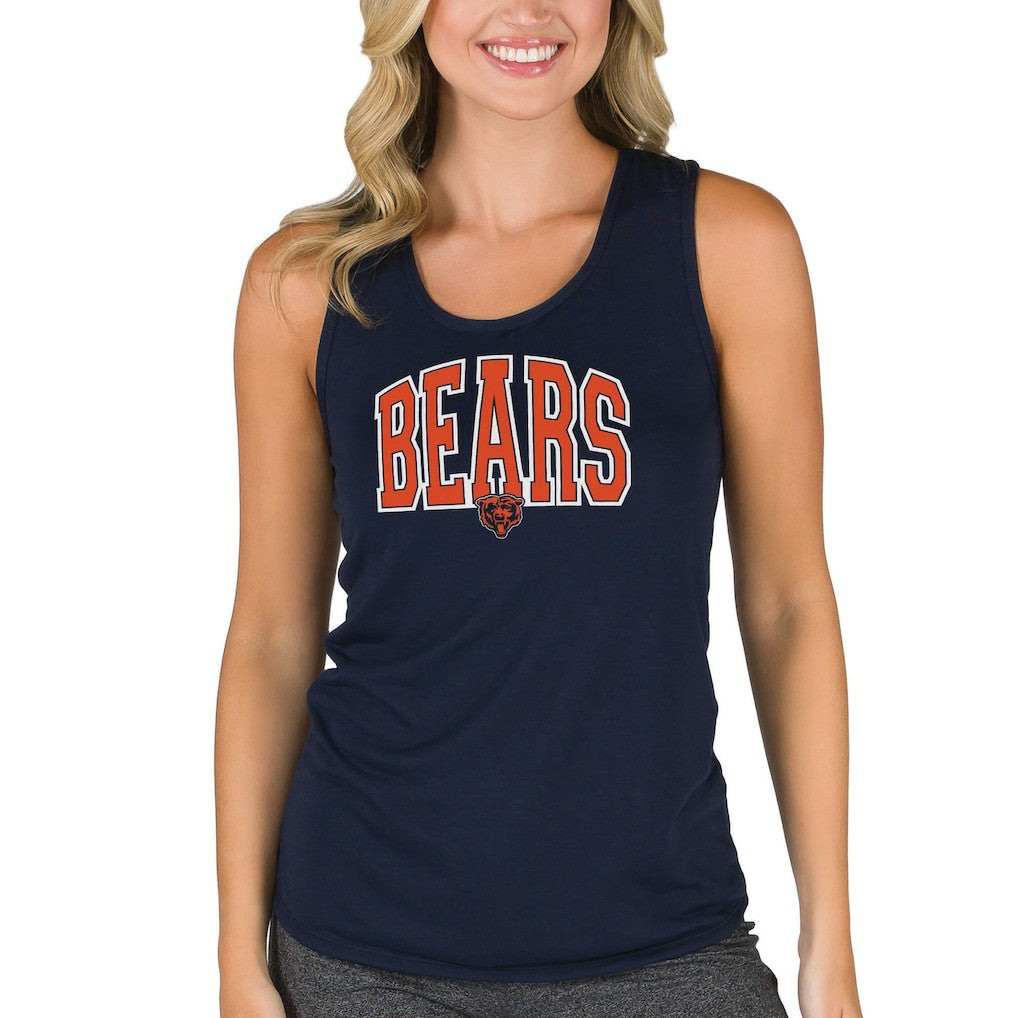 Chicago Bears Concepts Sport Women's Marathon Racer Back Tank Top - Navy outlet