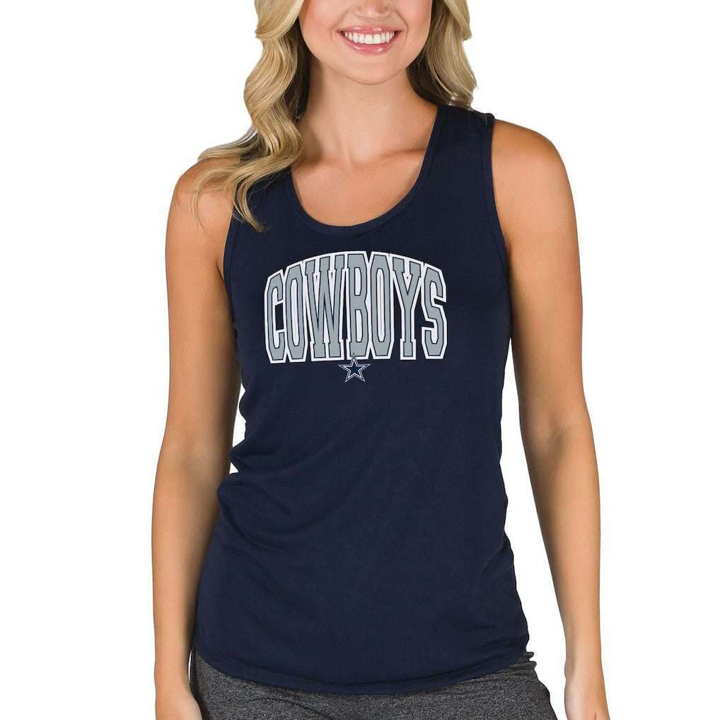 Dallas Cowboys Concepts Sport Women's Marathon Racer Back Tank Top - Navy cheap