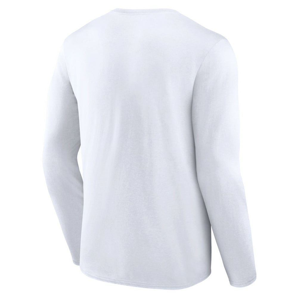 Cleveland Browns Team Lockup Long Sleeve T-Shirt - White on sale