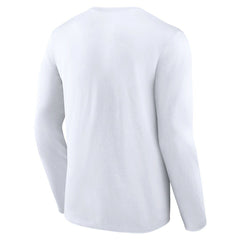 Cleveland Browns Team Lockup Long Sleeve T-Shirt - White on sale