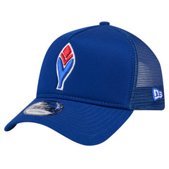 Atlanta Braves 9FORTY A-Frame Trucker Adjustable Hat - Royal | New Era