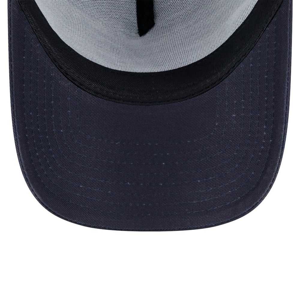 Atlanta Braves 9FORTY A-Frame Trucker Adjustable Hat - Navy | New Era