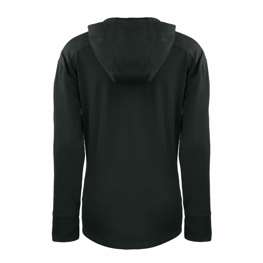 Detroit Lions Cutter & Buck Women's Primary Mark Daybreak Eco Recycled Half-Zip Hoodie - Black on sale