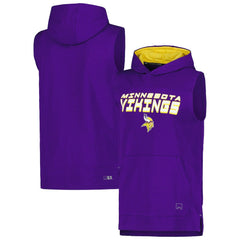 Minnesota Vikings MSX by Michael Strahan Captain Sleeveless Hoodie T-Shirt - Purple on sale