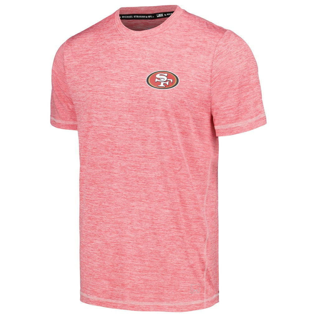 San Francisco 49ers MSX by Michael Strahan Motion Space-Dye T-Shirt - Scarlet on sale