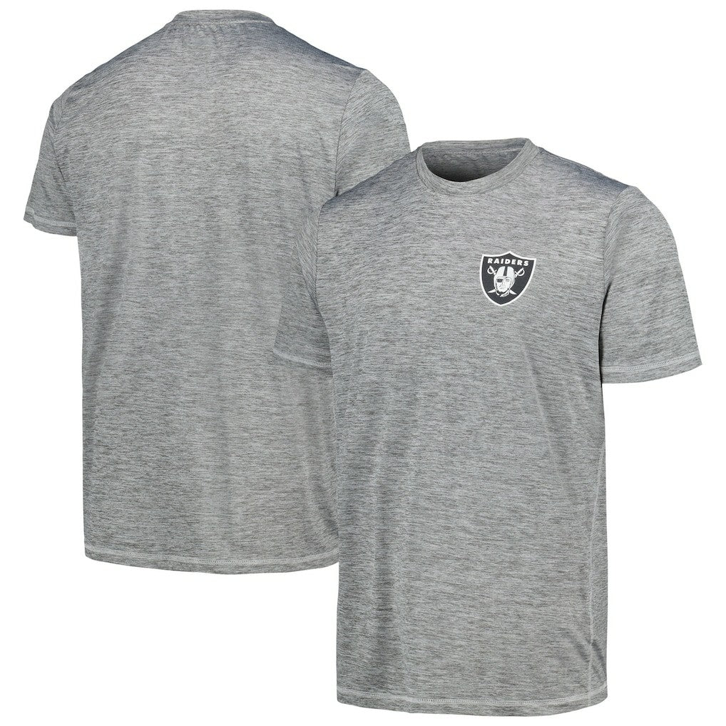 Las Vegas Raiders MSX by Michael Strahan Motion Space-Dye T-Shirt - Gray for sale