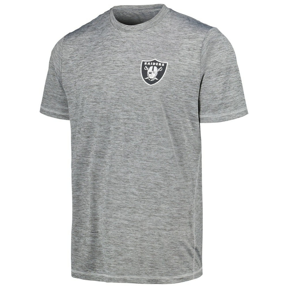 Las Vegas Raiders MSX by Michael Strahan Motion Space-Dye T-Shirt - Gray for sale
