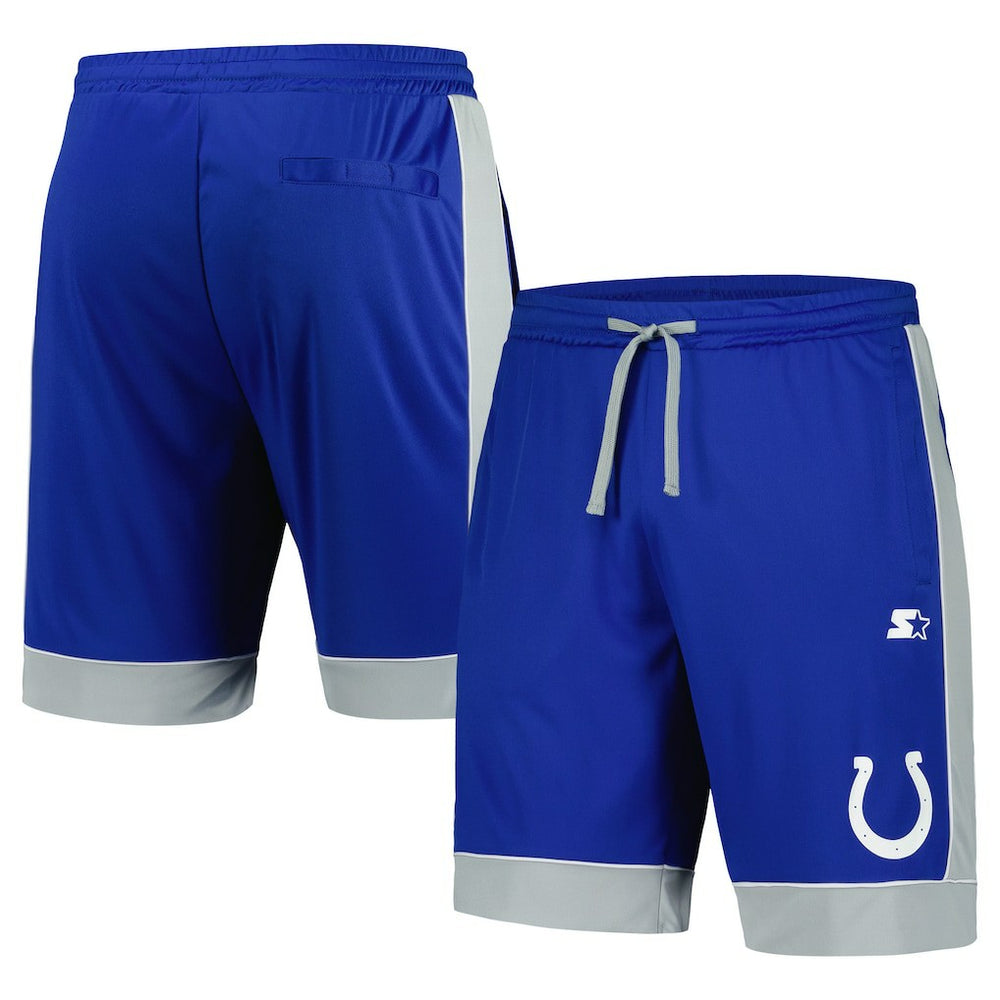 Indianapolis Colts Starter Fan Favorite Fashion Shorts - Royal/Gray cheap