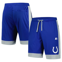 Indianapolis Colts Starter Fan Favorite Fashion Shorts - Royal/Gray cheap