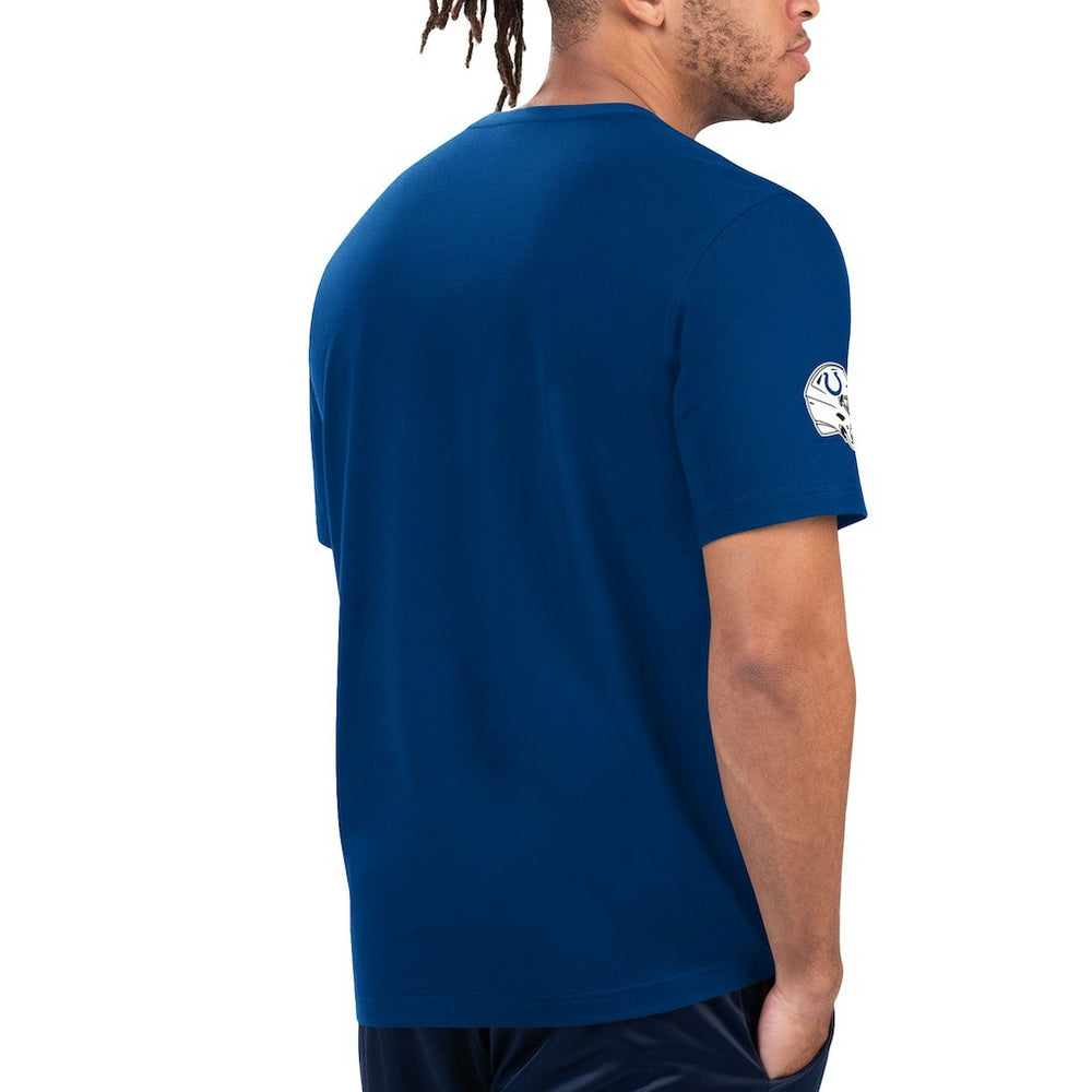 Indianapolis Colts Starter Finish Line Extreme Graphic T-Shirt - Royal/White cheap