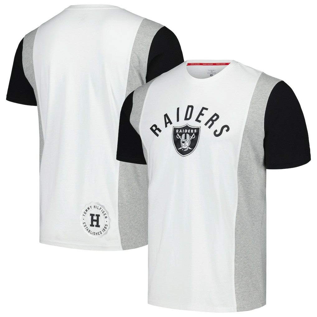 Las Vegas Raiders Tommy Hilfiger Philip T-Shirt - White for sale