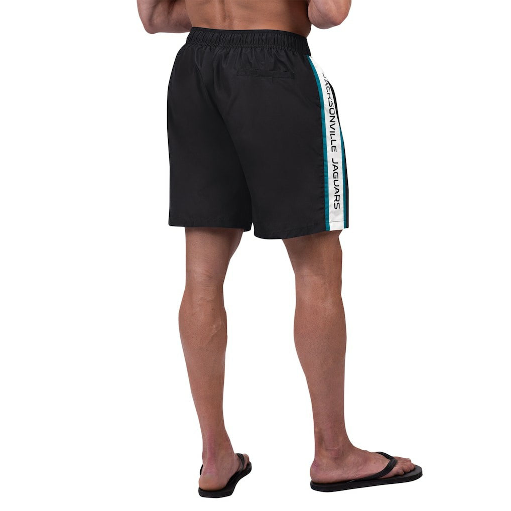Jacksonville Jaguars G-III Sports by Carl Banks Streamline Volley Swim Shorts - Black for sale