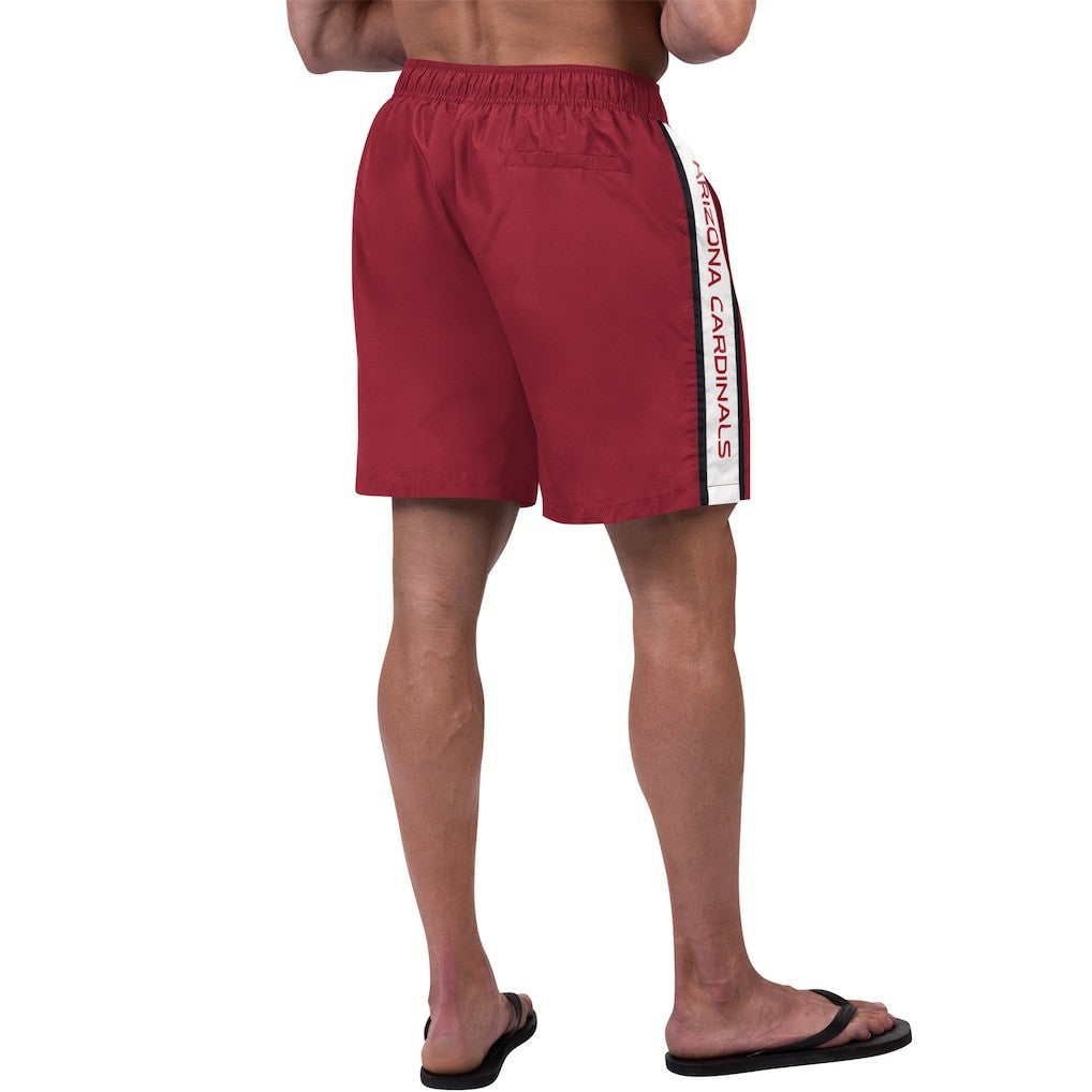 Arizona Cardinals G-III Sports by Carl Banks Streamline Volley Swim Shorts - Cardinal on sale