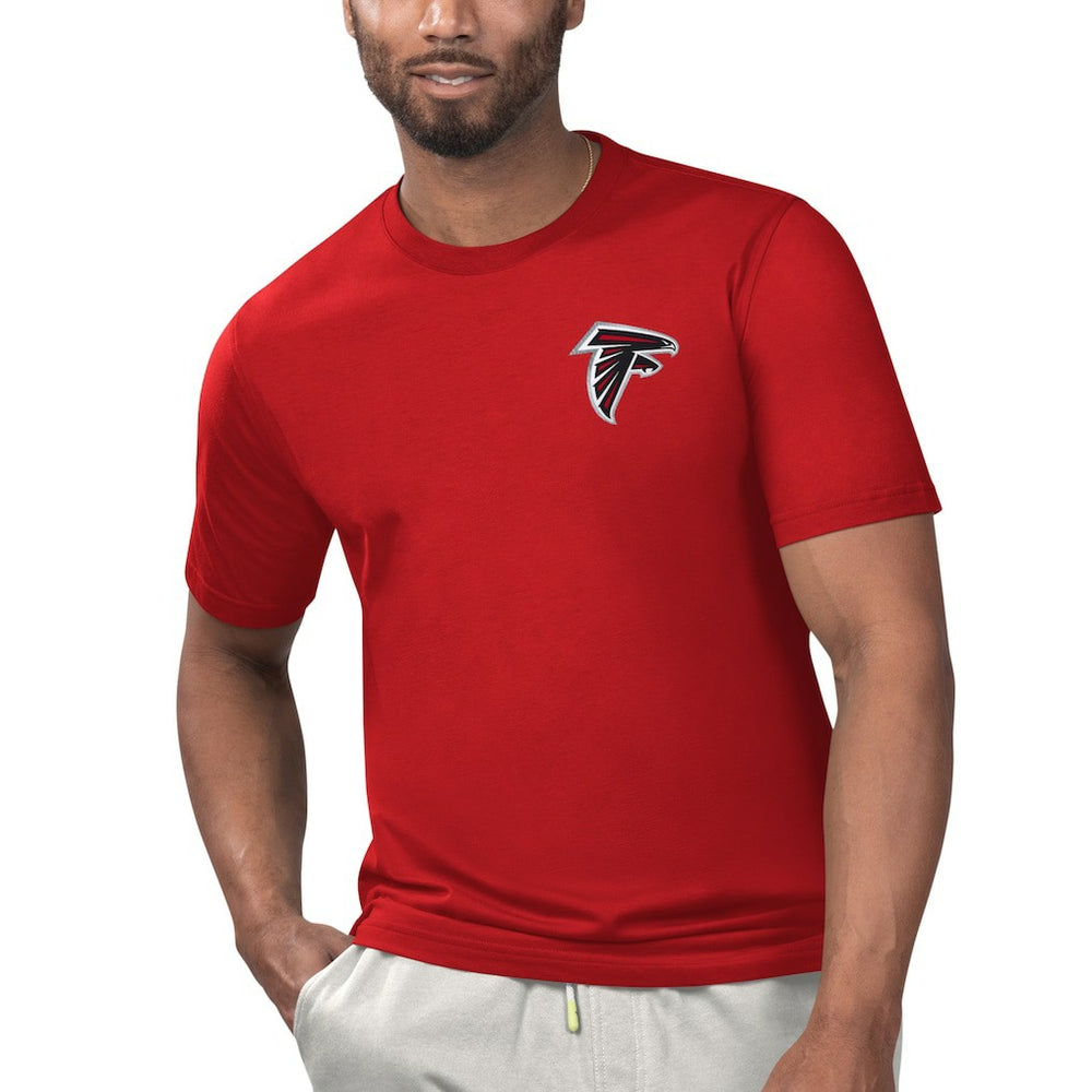 Atlanta Falcons Margaritaville Licensed to Chill T-Shirt - Red on sale