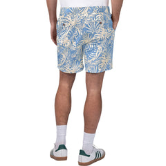 Buffalo Bills Margaritaville Sandwashed Monstera Print Amphib Shorts - Royal for sale