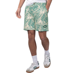 New York Jets Margaritaville Sandwashed Monstera Print Amphib Shorts - Green outlet