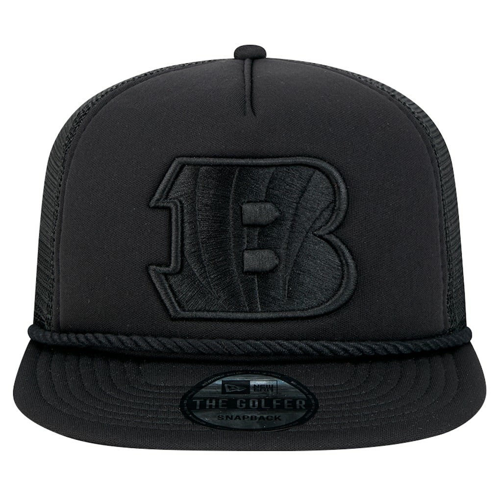 New Era Cincinnati Bengals Black Active Tone Golfer Snapback Hat for sale