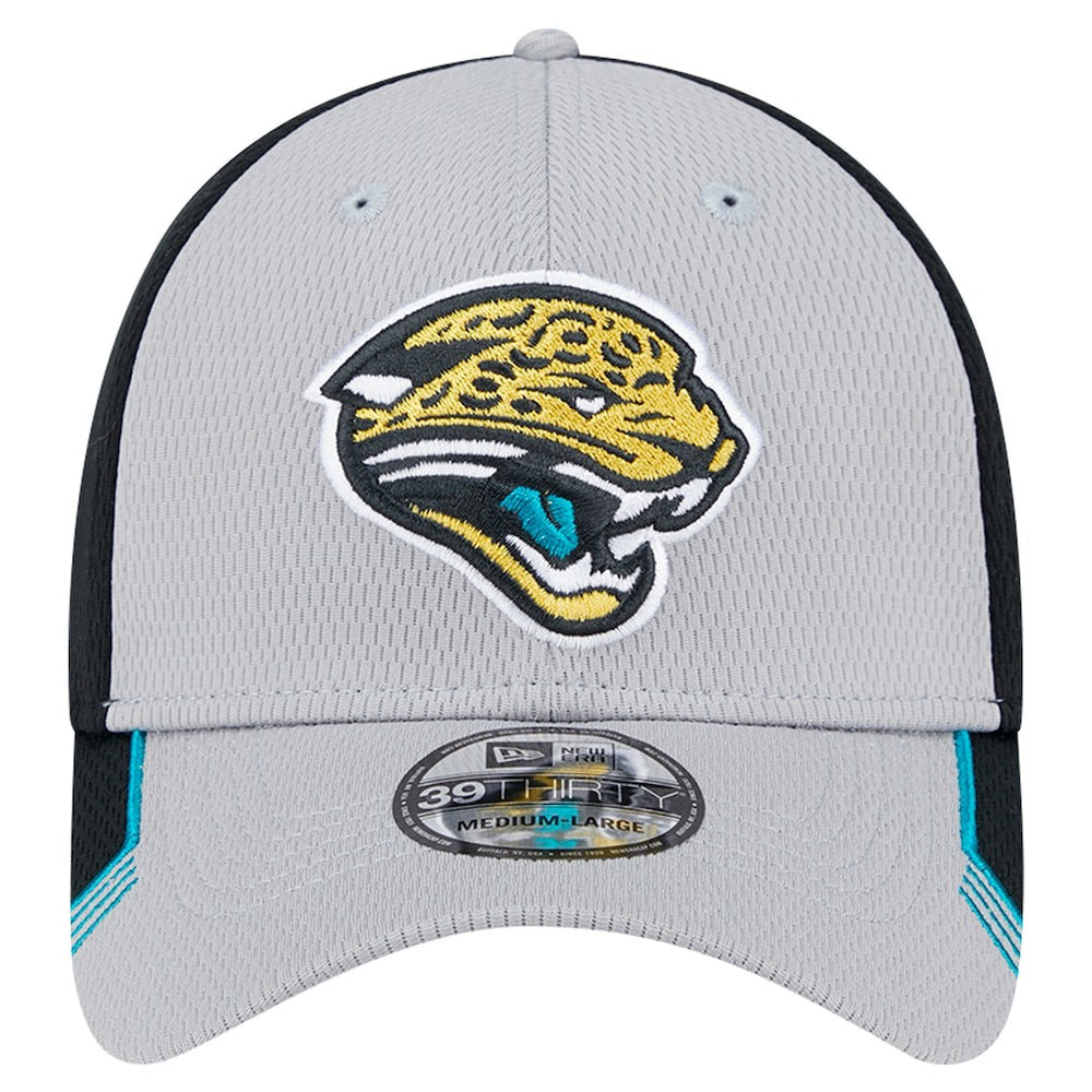 New Era Jacksonville Jaguars Gray Throwback Active Visor Trim 39THIRTY Flex Hat online