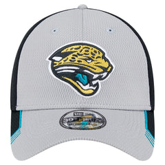 New Era Jacksonville Jaguars Gray Throwback Active Visor Trim 39THIRTY Flex Hat online