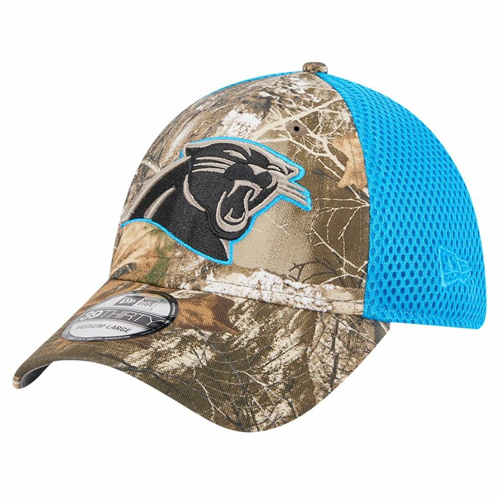 Carolina Panthers New Era Active 39THIRTY Flex Hat - Realtree Camo/Blue online