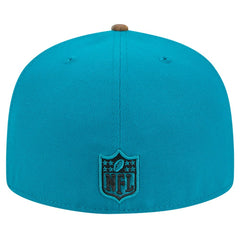 New Era Jacksonville Jaguars Teal Active Two-Tone Camo 59FIFTY Fitted Hat discount