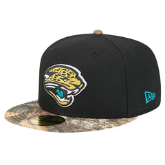 New Era Jacksonville Jaguars Black Active Two-Tone Camo 59FIFTY Fitted Hat sale
