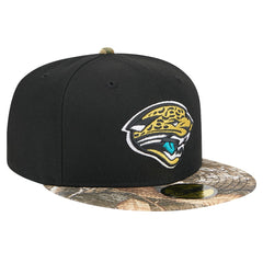 New Era Jacksonville Jaguars Black Active Two-Tone Camo 59FIFTY Fitted Hat sale