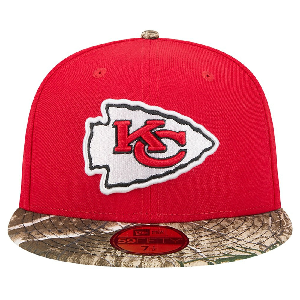New Era Kansas City Chiefs Red Active Two-Tone Camo 59FIFTY Fitted Hat outlet