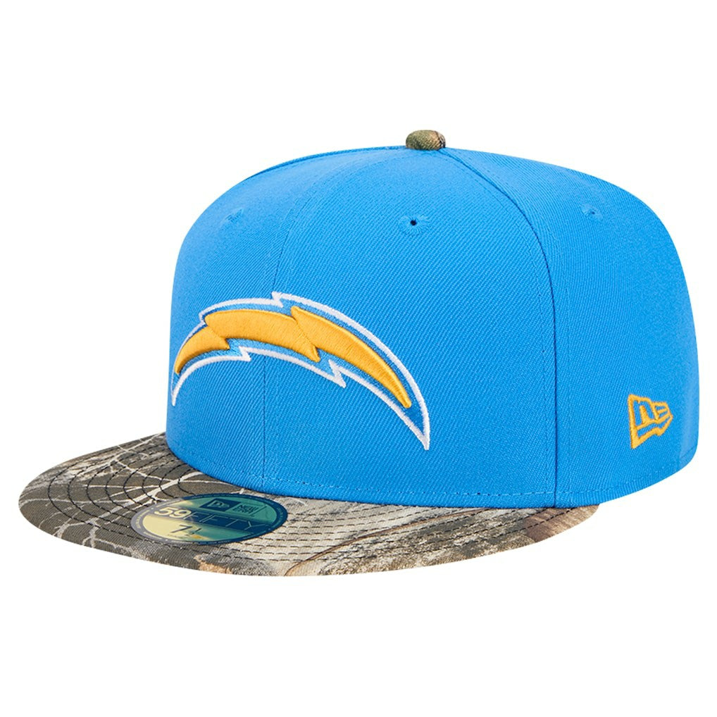 New Era Los Angeles Chargers Powder Blue Active Two-Tone Camo 59FIFTY Fitted Hat online