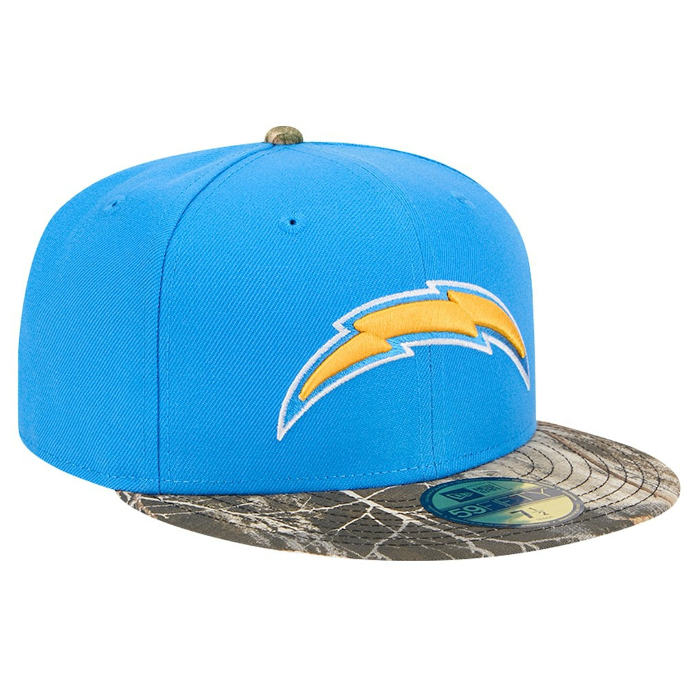 New Era Los Angeles Chargers Powder Blue Active Two-Tone Camo 59FIFTY Fitted Hat online