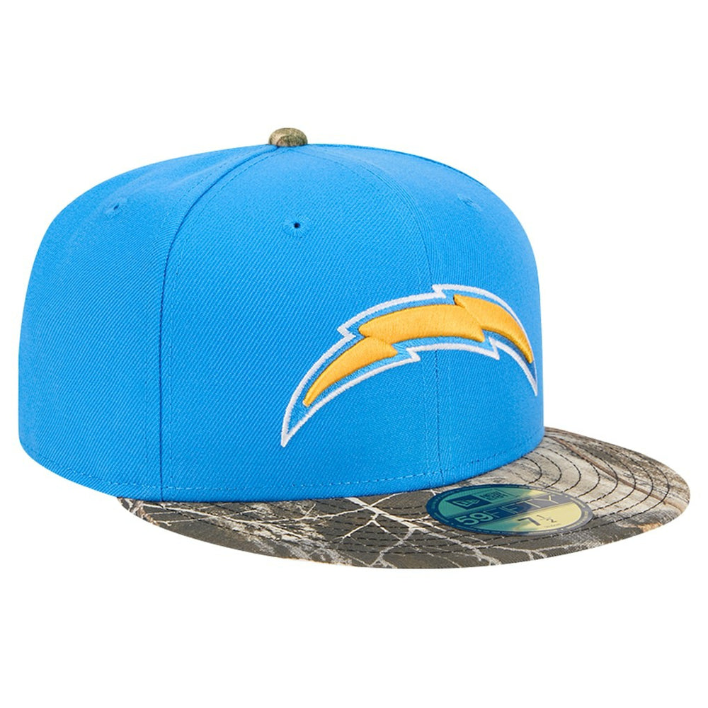 New Era Los Angeles Chargers Powder Blue Active Two-Tone Camo 59FIFTY Fitted Hat online