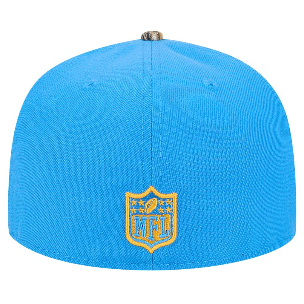 New Era Los Angeles Chargers Powder Blue Active Two-Tone Camo 59FIFTY Fitted Hat online