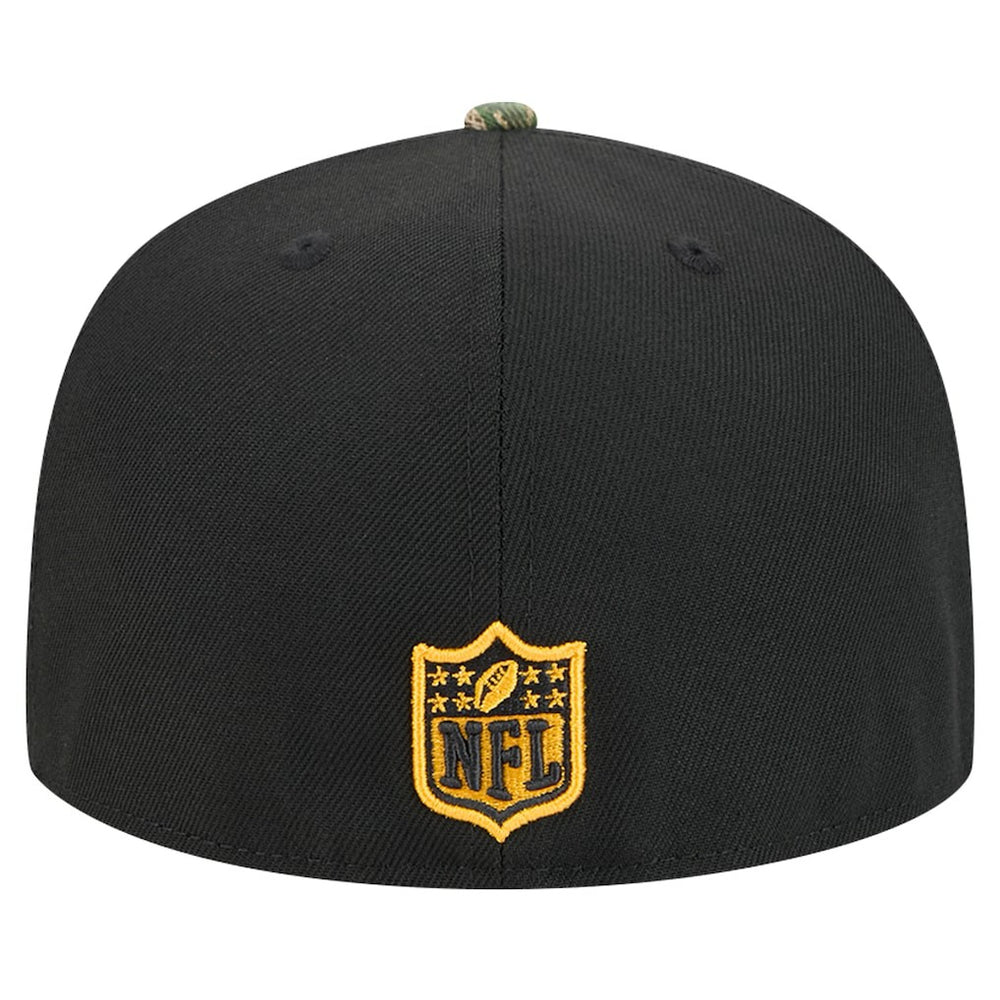 New Era Pittsburgh Steelers Black Active Two-Tone Camo 59FIFTY Fitted Hat outlet