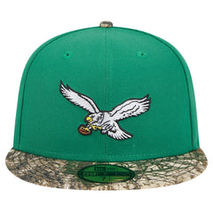 New Era Philadelphia Eagles Kelly Green Active Two-Tone Camo 59FIFTY Fitted Hat online
