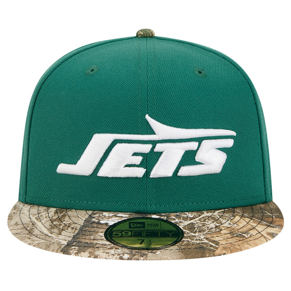 New Era New York Jets Green Active Two-Tone Camo 59FIFTY Fitted Hat outlet