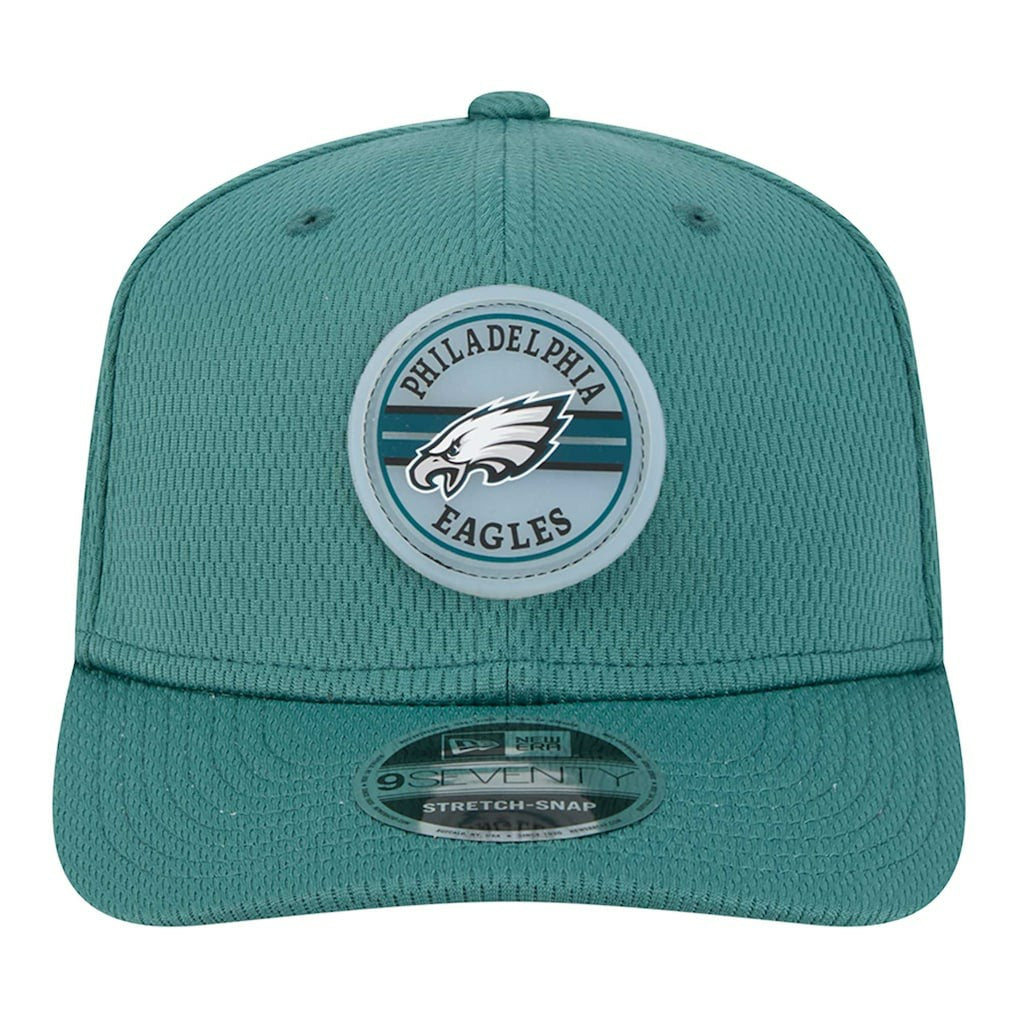 Philadelphia Eagles New Era Adventure Patched 9SEVENTY Stretch-Snap Adjustable Hat - Midnight Green outlet